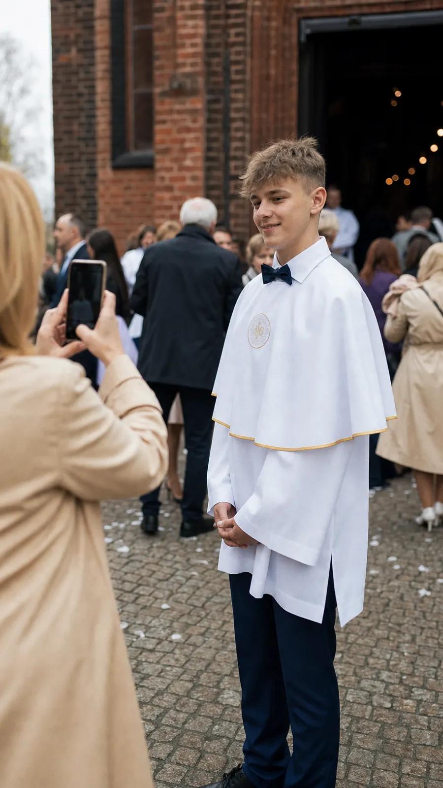 Kod QR na bierzmowanie, zdjęcia z kościoła i z obiadu w jednym miejscu