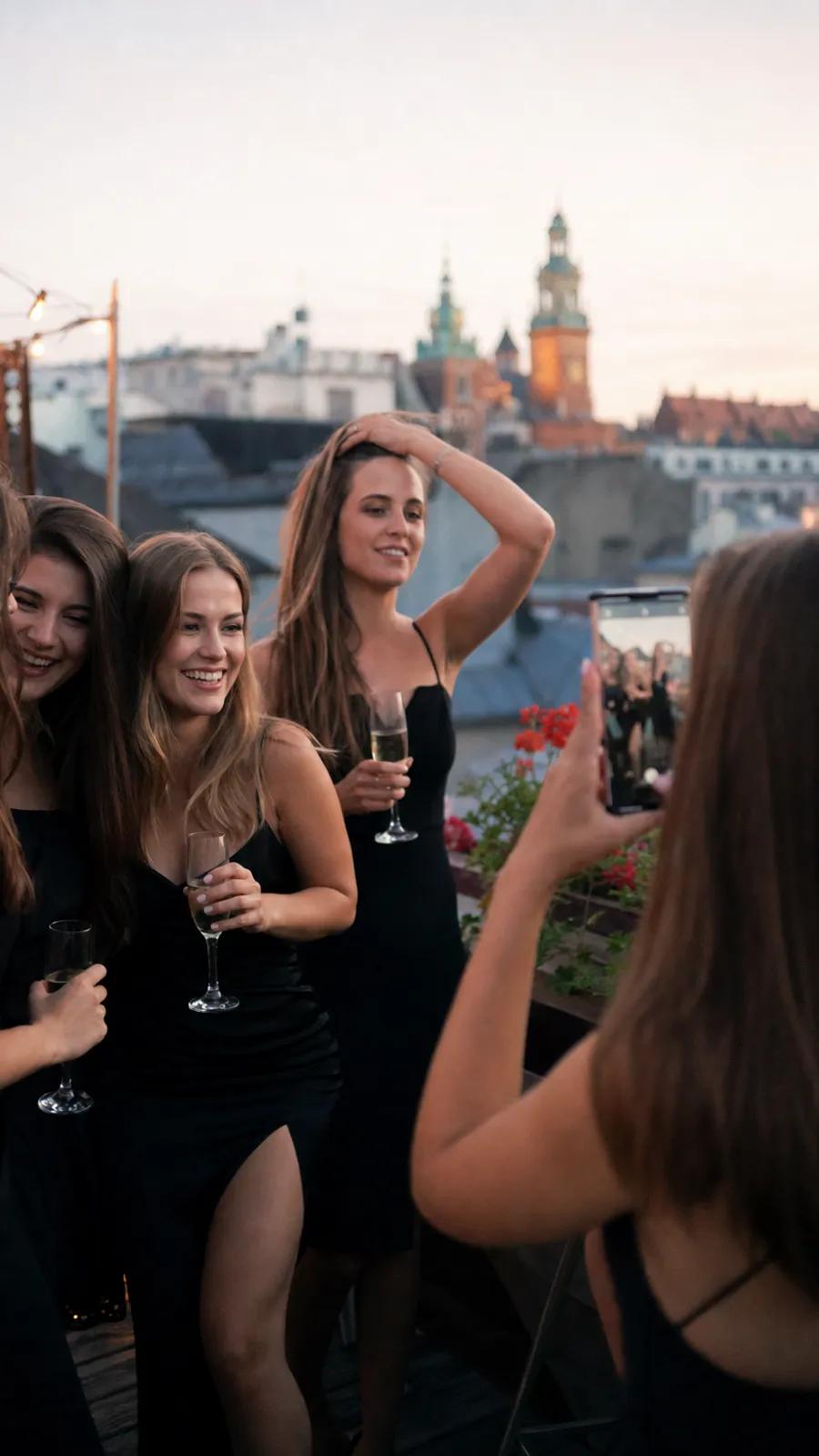 Kod QR na wieczór panieński, zdjęcia z całego wyjazdu w jednym miejscu